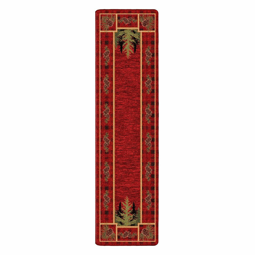Pine Cone Valley Plaid Rug | Plow & Hearth