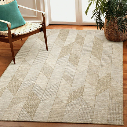 Beachcomber Angles Indoor/Outdoor Rug | Plow & Hearth