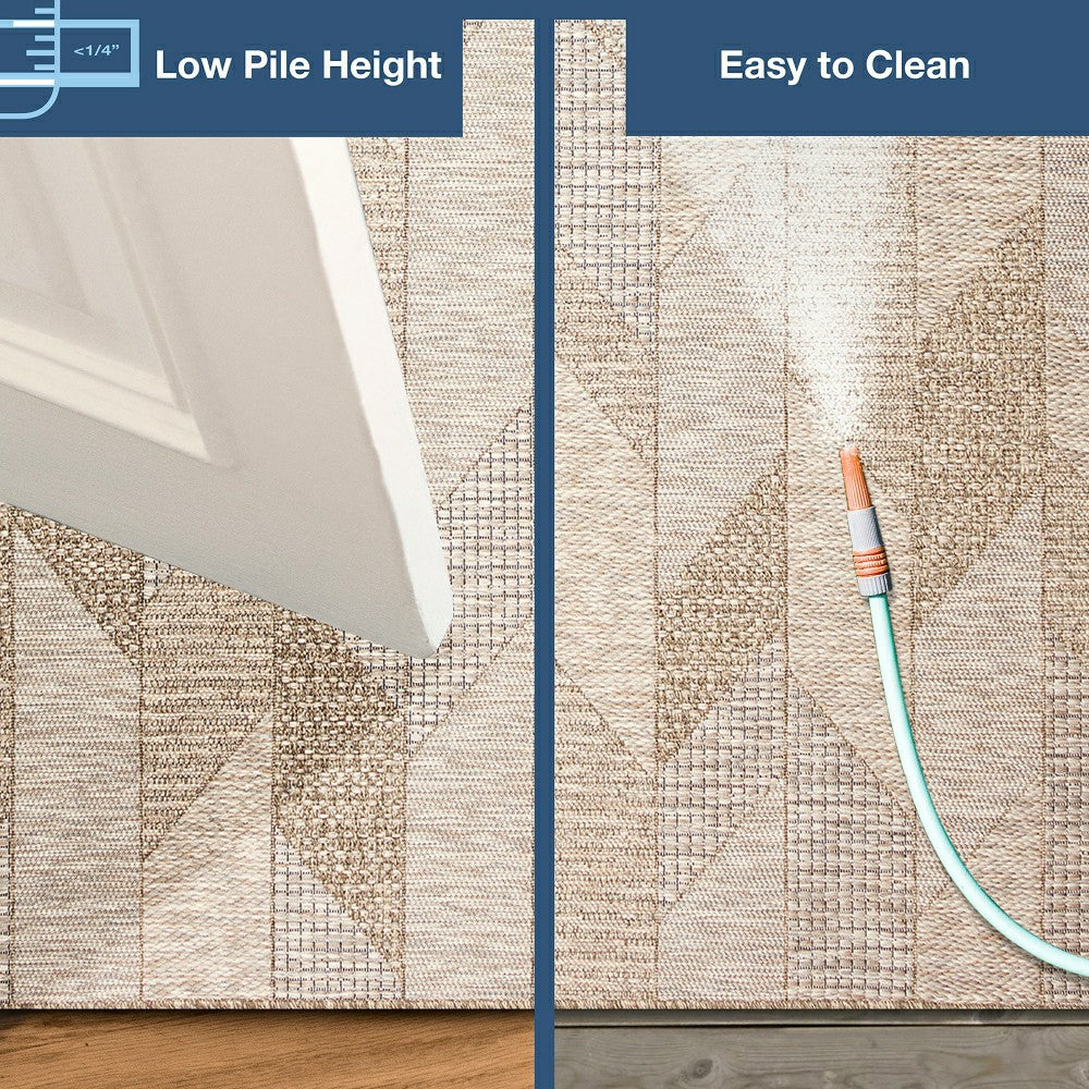 Beachcomber Angles Indoor/Outdoor Rug | Plow & Hearth