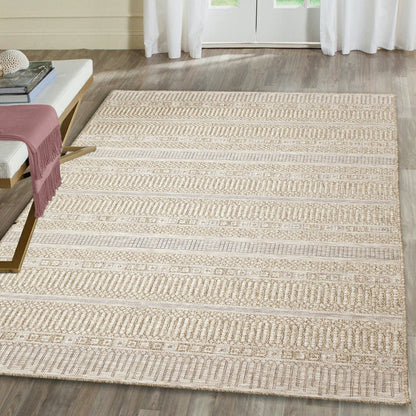 Indoor/Outdoor Beachcomber Striped Rug,6'6" x 9'4" | Plow & Hearth