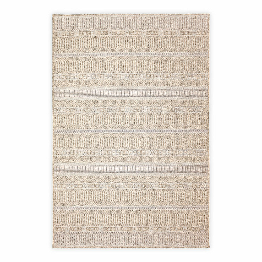Indoor/Outdoor Beachcomber Striped Rug,6'6" x 9'4" | Plow & Hearth
