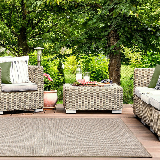 Indoor/Outdoor Beachcomber Texture Rug, 5'3" x 7'3" | Plow & Hearth