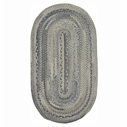 Oval Riverview Wool Blend Braided Rug, 3' x 5' | Plow & Hearth