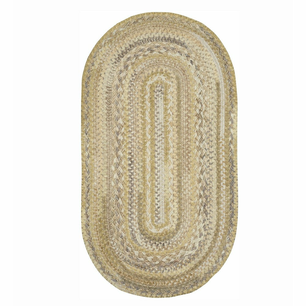 Oval Riverview Wool Blend Braided Rug, 3' x 5' | Plow & Hearth