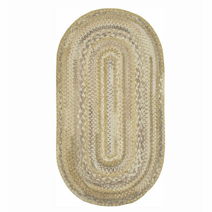 Oval Riverview Wool Blend Braided Rug, 3' x 5' | Plow & Hearth
