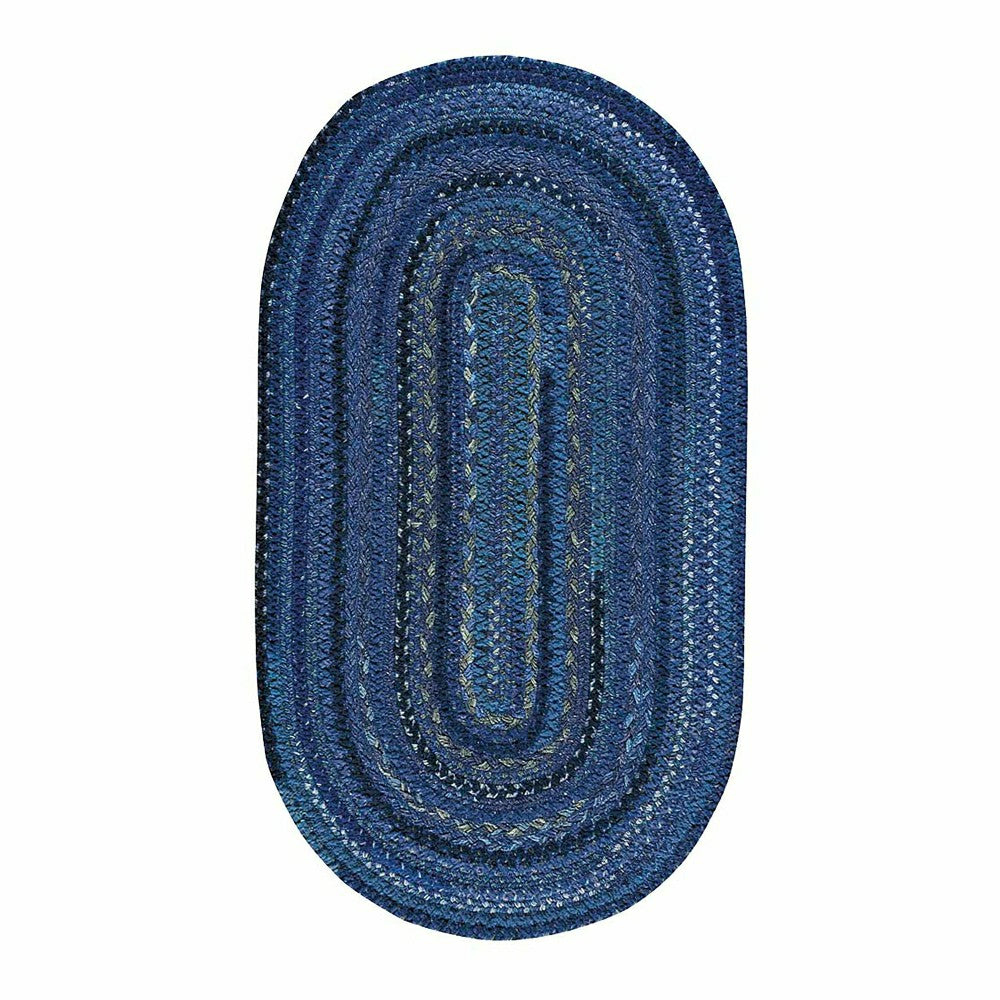 Oval Riverview Wool Blend Braided Rug, 3' x 5' | Plow & Hearth