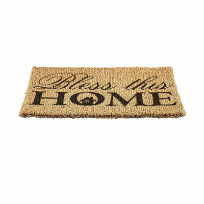 Bless This Home Coir Mat | Plow & Hearth