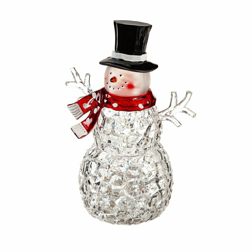 LED Tabletop Snowman | Plow & Hearth