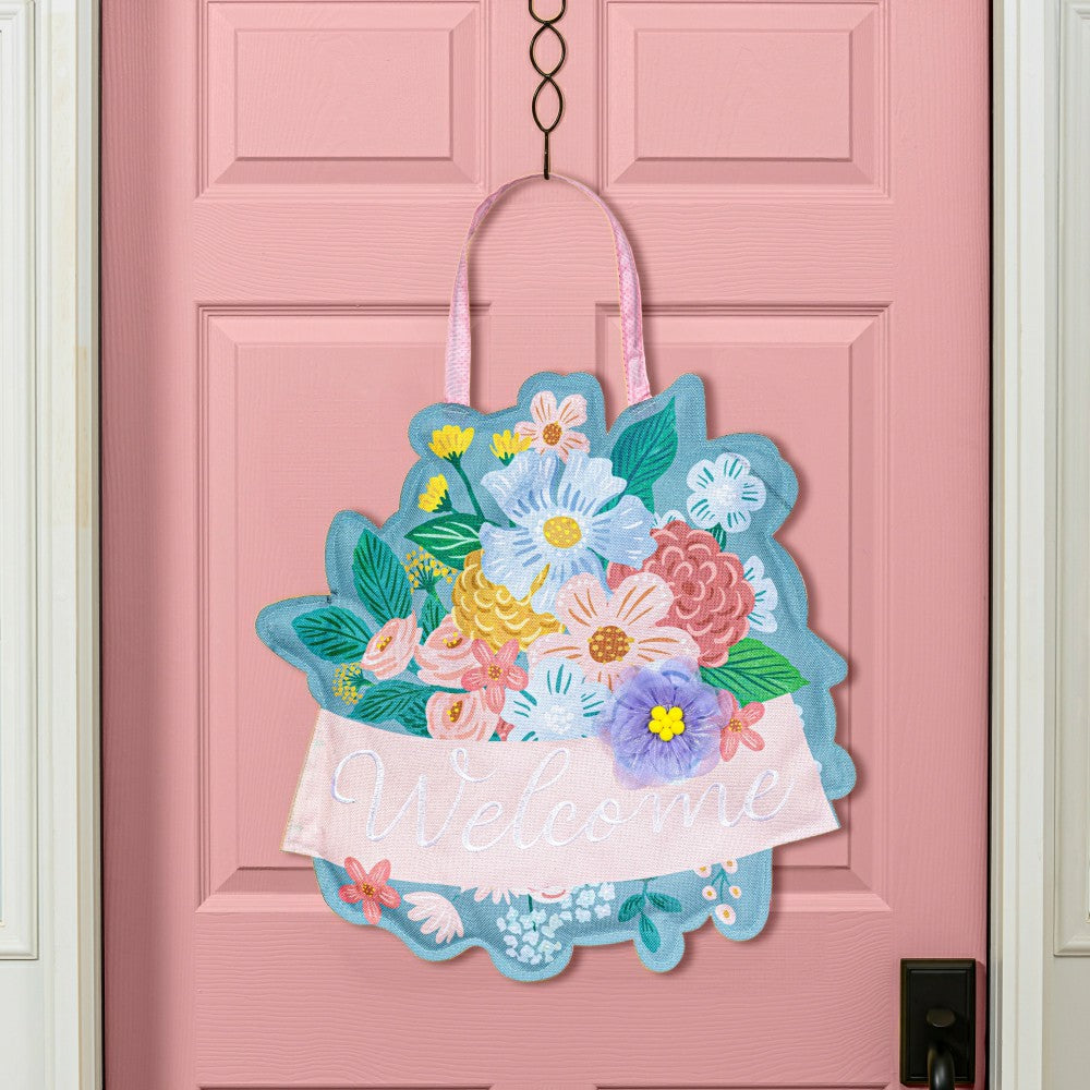What She Shed Floral Door Decor | Plow & Hearth