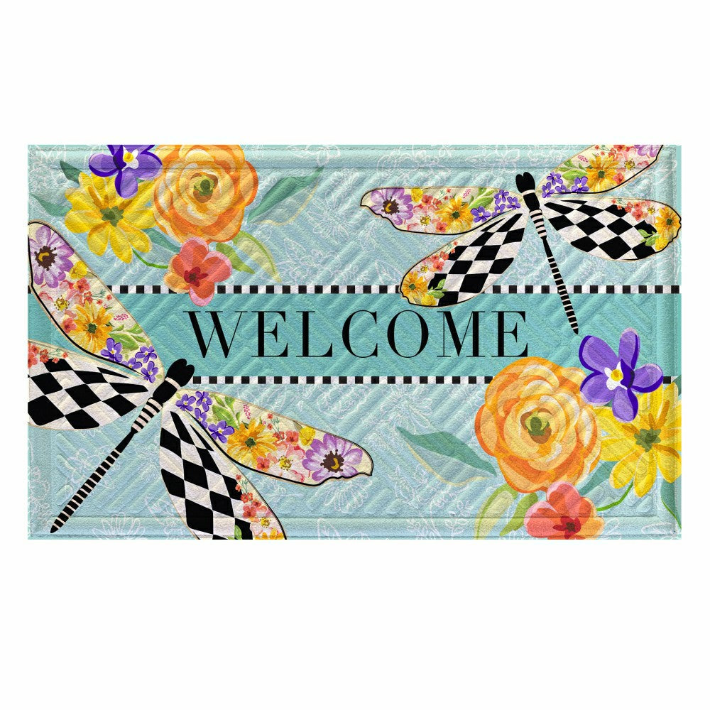 Mack Childs Dragonfly Embossed Mat | Plow & Hearth