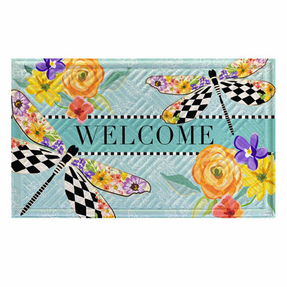 Mack Childs Dragonfly Embossed Mat | Plow & Hearth