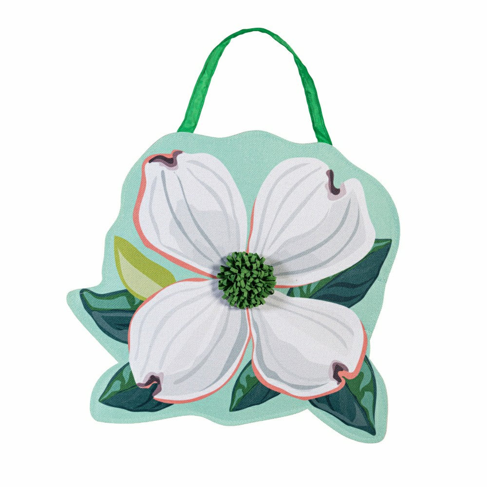 Vibrant Pansies & Dogwood Blossom Door Decor | Plow & Hearth
