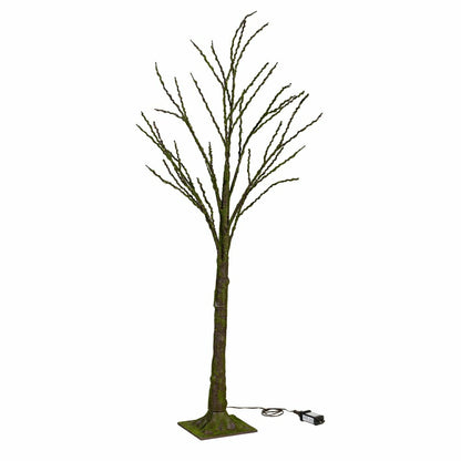 Winter Grove Tree Mossy Indoor/Outdoor LED Artificial Tree, 48"H | Plow & Hearth