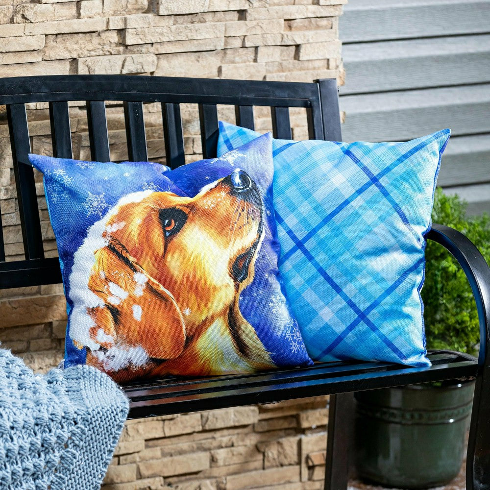 Winter Pup Pillow Cover | Plow & Hearth