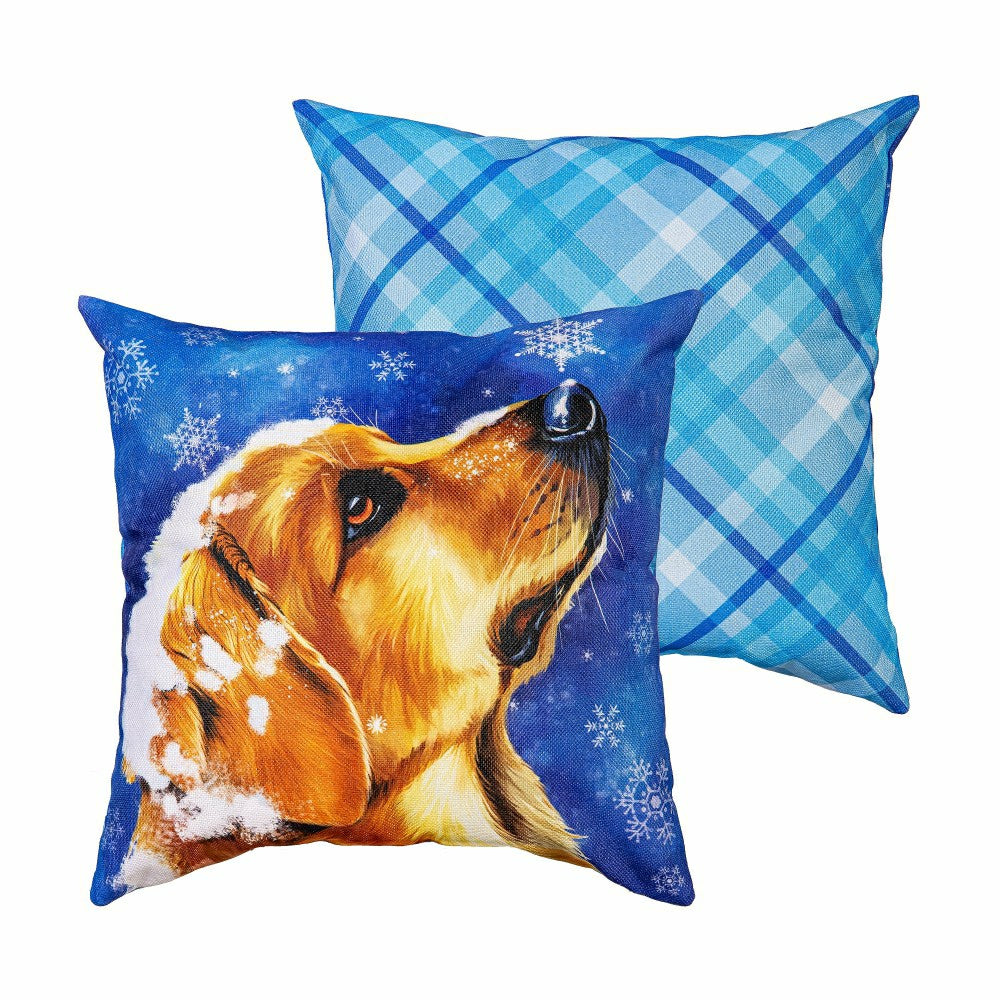 Winter Pup Pillow Cover | Plow & Hearth