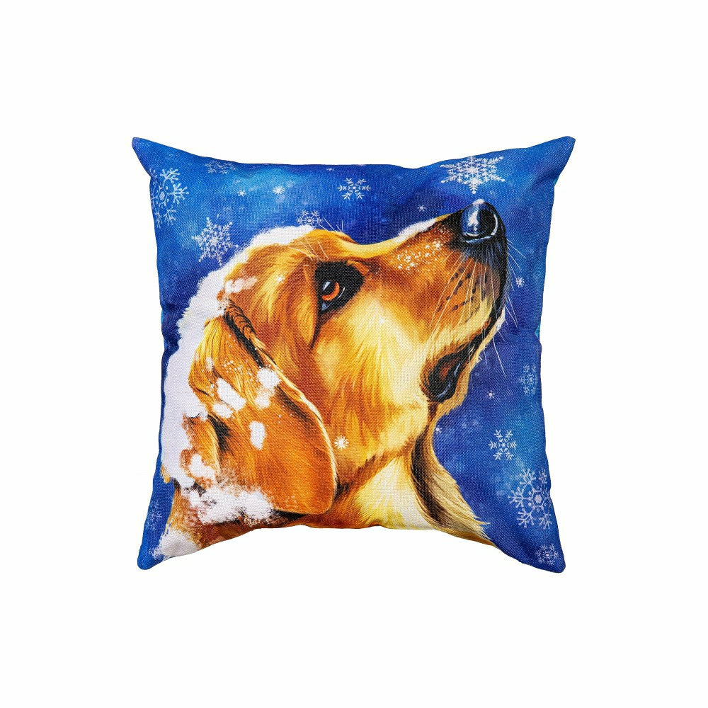 Winter Pup Pillow Cover | Plow & Hearth