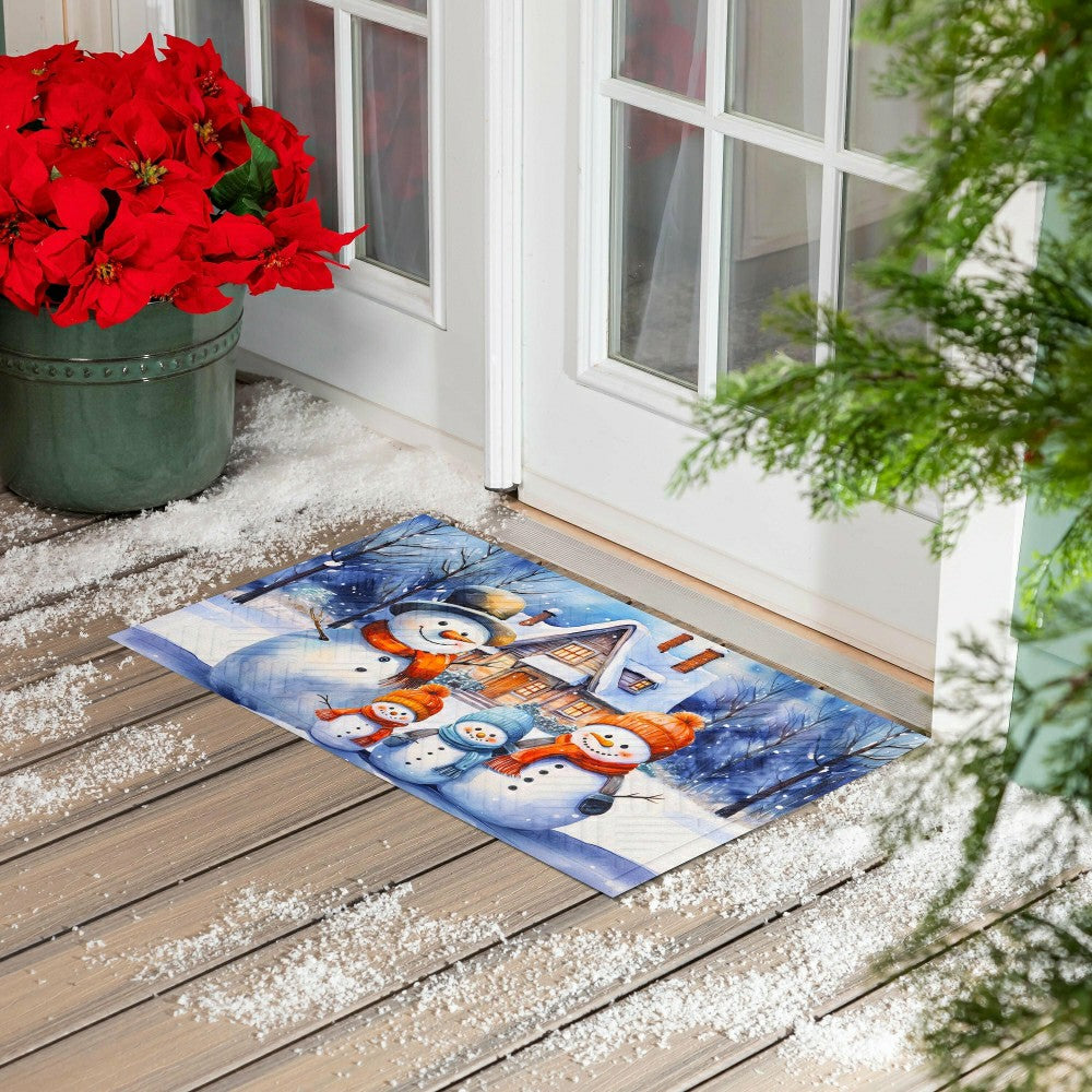 Snow Place Like Home Embossed Mat | Plow & Hearth