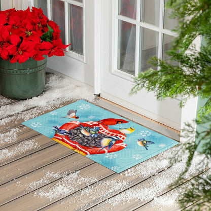 Welcome Bird Friends Embossed Mat | Plow & Hearth