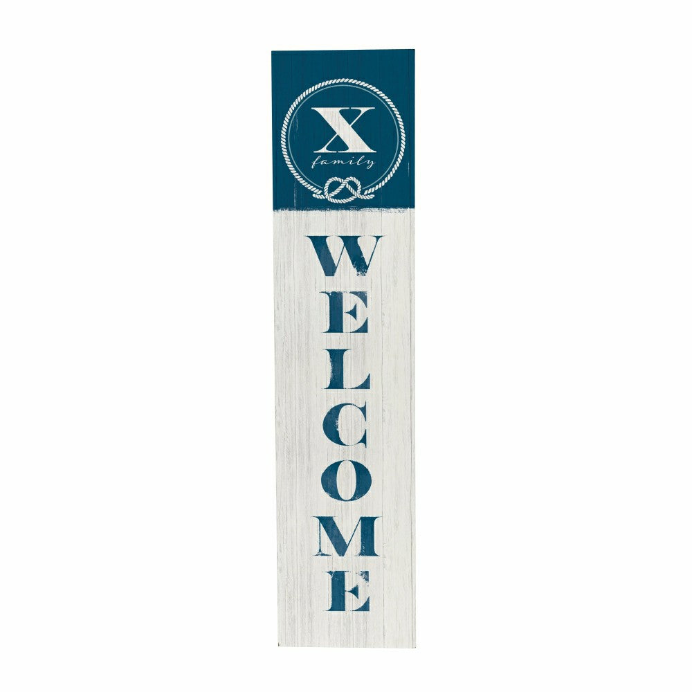 Coastal Porch Leaner Nautical Monogram 46" X | Plow & Hearth