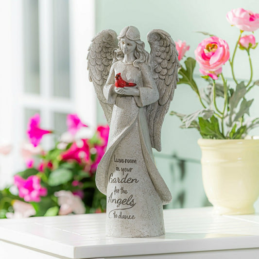 Memorial Garden Angel Resin Statuary, 12"H | Plow & Hearth