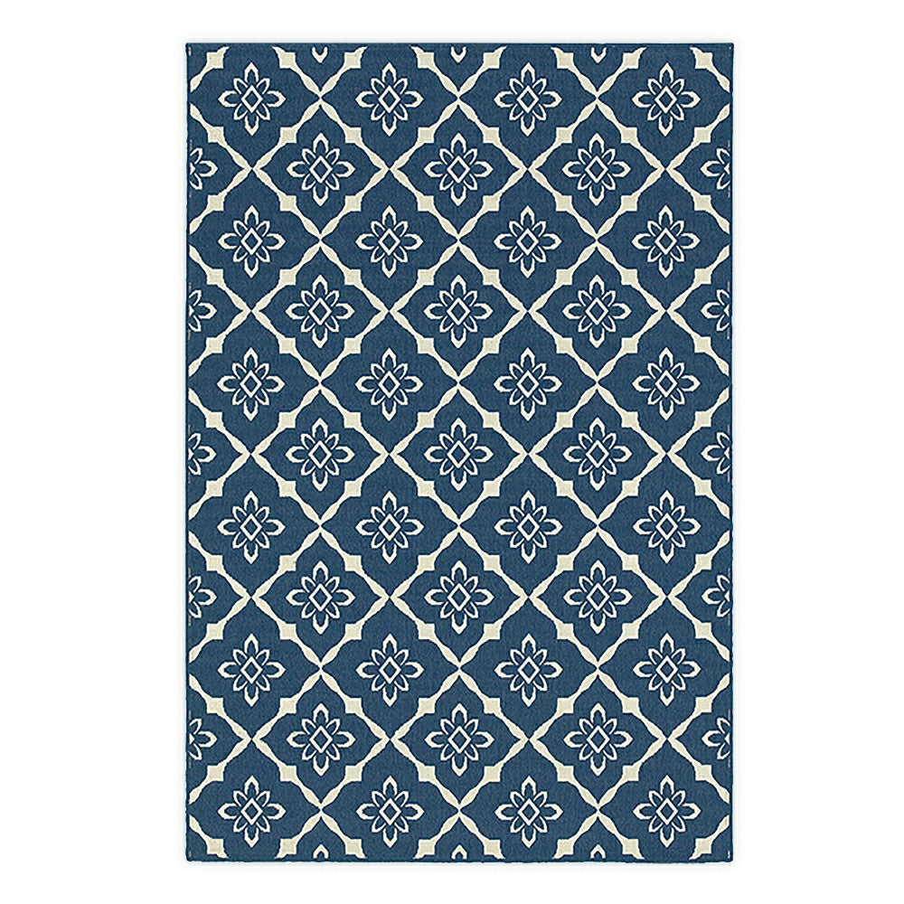 Lexington Trellis Rug, 7'10" dia. | Plow & Hearth