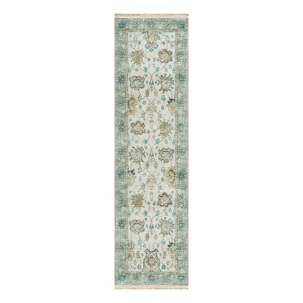 Marietta Border Rug, 2'3 x 12' Runner | Plow & Hearth