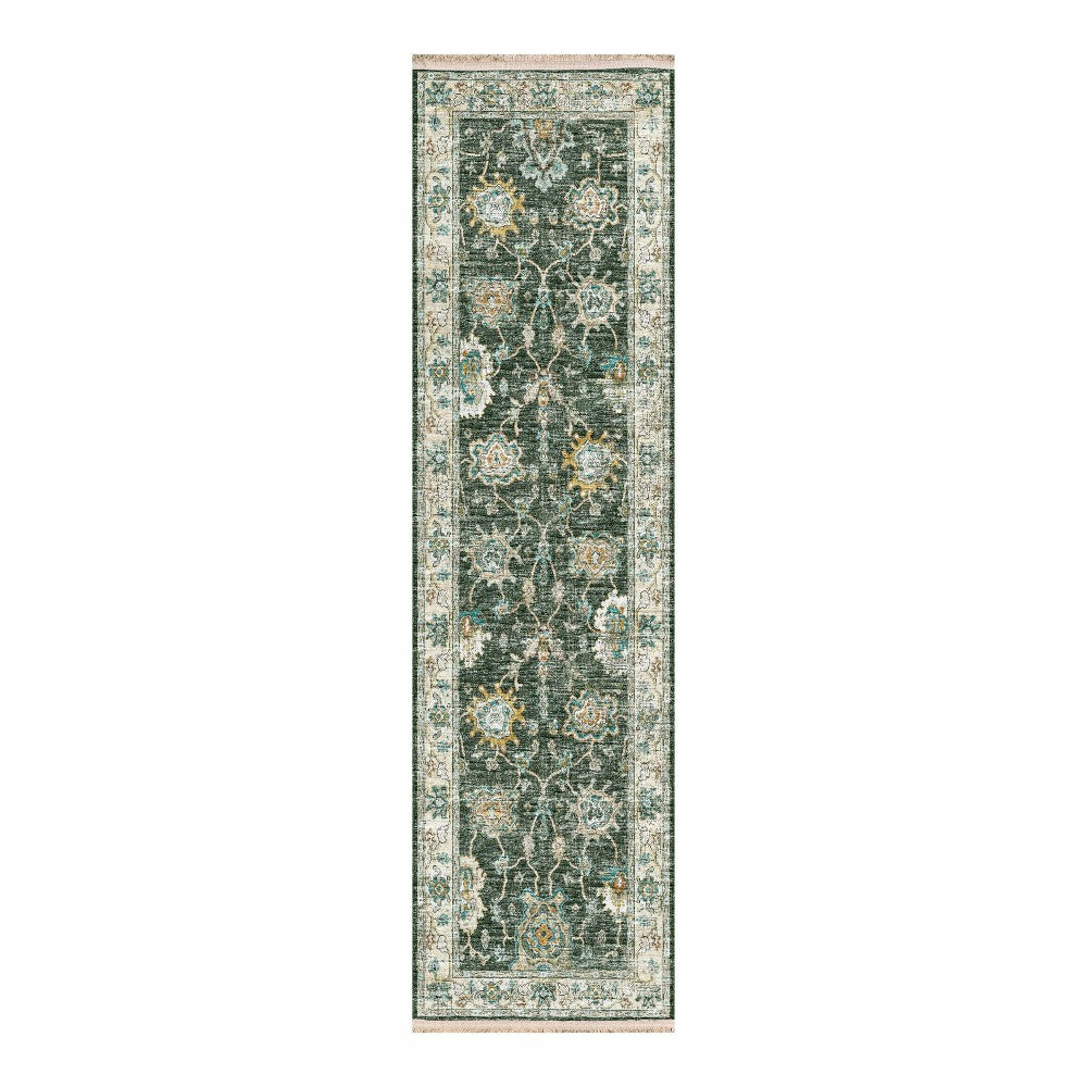 Marietta Border Rug, 2'3 x 12' Runner | Plow & Hearth