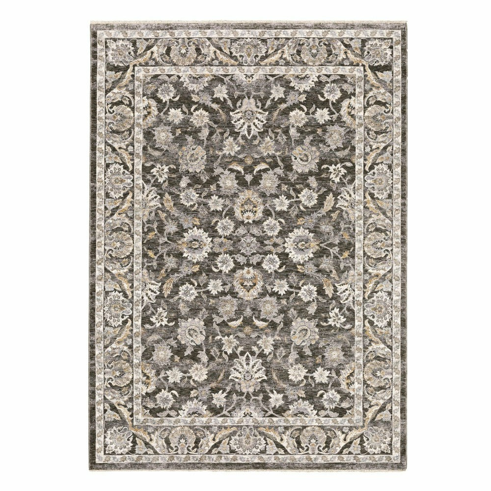 Wakefield Border Polyester Rug | Plow & Hearth