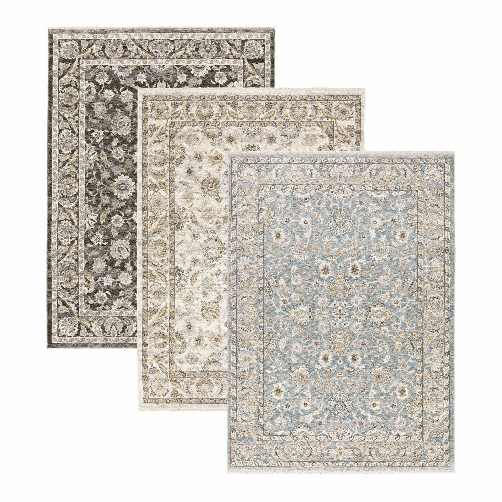 Wakefield Border Polyester Rug | Plow & Hearth