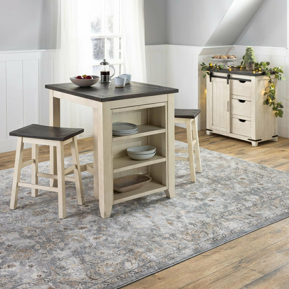 Wakefield Border Polyester Rug | Plow & Hearth