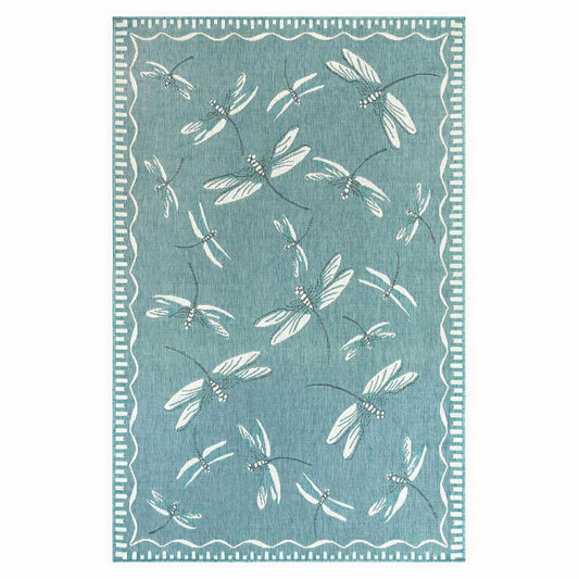 Indoor/Outdoor Dragonfly Rug, 7'10" x 9'10" | Plow & Hearth