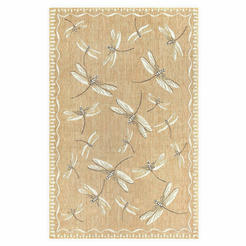 Indoor/Outdoor Dragonfly Rug, 4'10" x 7'6" | Plow & Hearth