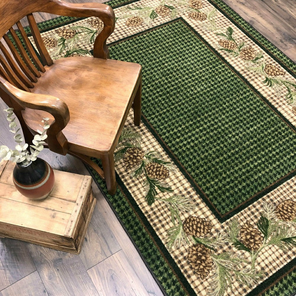 Sweetwater Pine Plaid EnduraStran Area Rug | Plow & Hearth