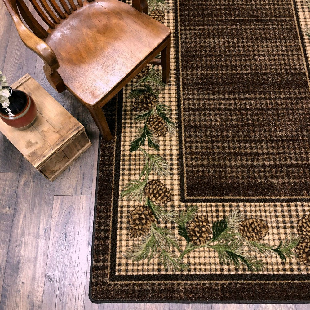 Sweetwater Pine Plaid EnduraStran Area Rug | Plow & Hearth