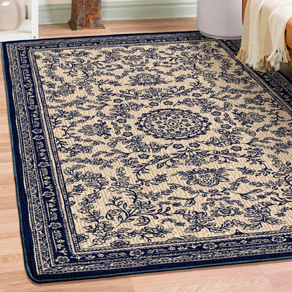 Porcelain Garden EnduraStran® Rug, 5' x 8' | Plow & Hearth