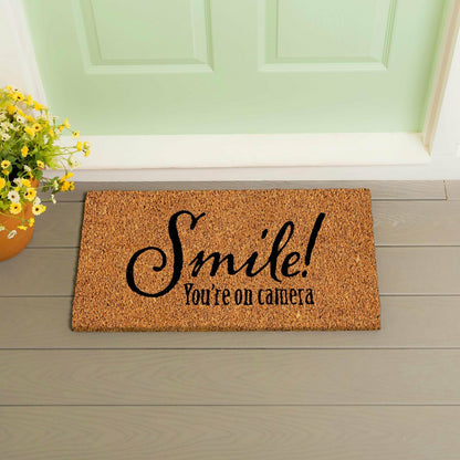 Smile Coir Mat | Plow & Hearth