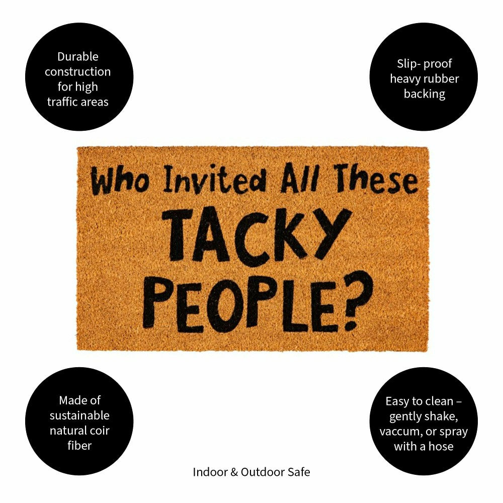 Tacky People Coir Mat | Plow & Hearth