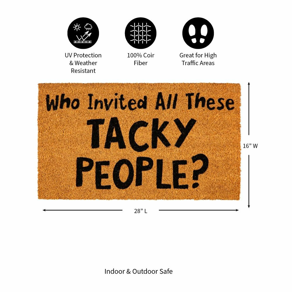 Tacky People Coir Mat | Plow & Hearth