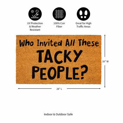 Tacky People Coir Mat | Plow & Hearth