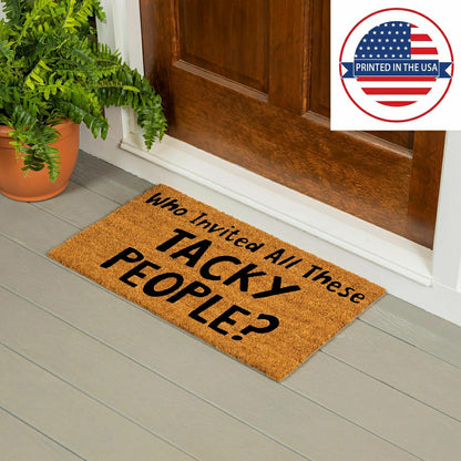Tacky People Coir Mat | Plow & Hearth