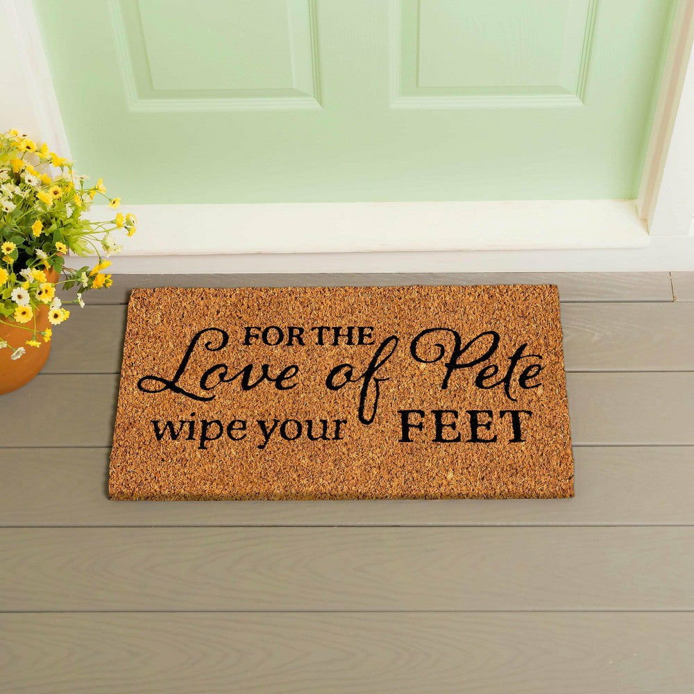 Love of Pete Coir Mat | Plow & Hearth