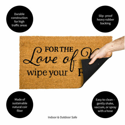 Love of Pete Coir Mat | Plow & Hearth