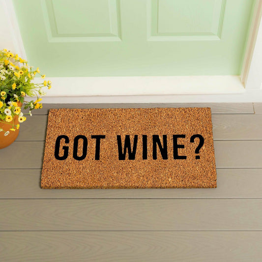 Got Wine? Coir Mat | Plow & Hearth