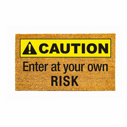 Caution Coir Mat | Plow & Hearth