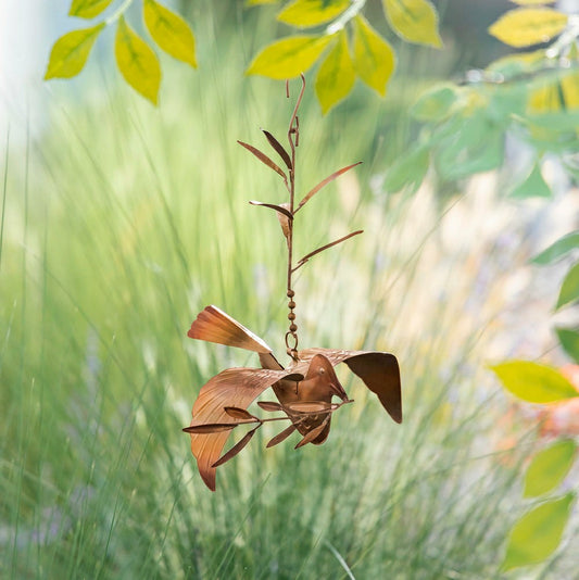 Copper Hanging Dove Ornament | Plow & Hearth