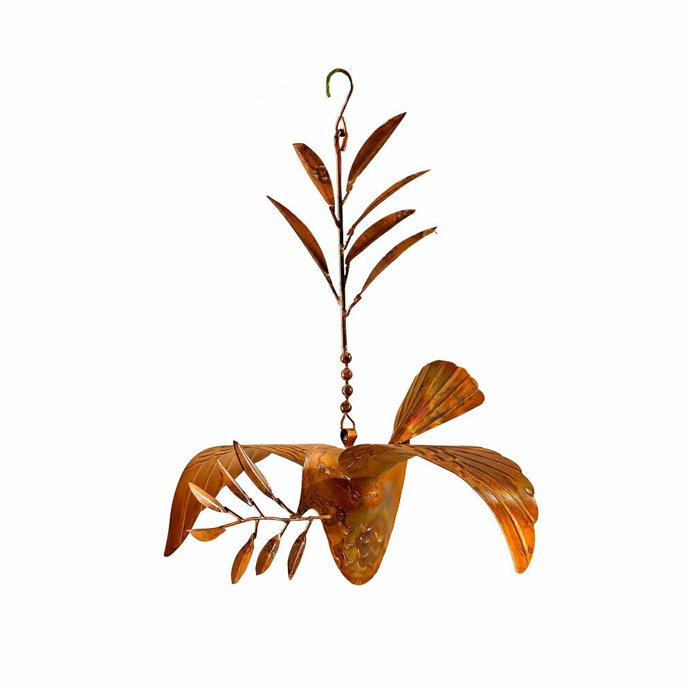 Copper Hanging Dove Ornament | Plow & Hearth