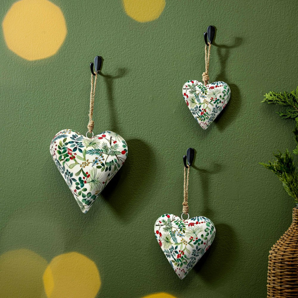 VivaStyle Playful Poinsettia Ornament, Metal Ornament, Festive Foliage | Plow & Hearth