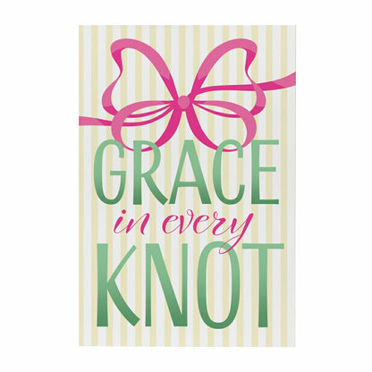 Bunny Blooms Indoor Wall Decor, Grace in Every Knot, 16" L x 24" H | Plow & Hearth