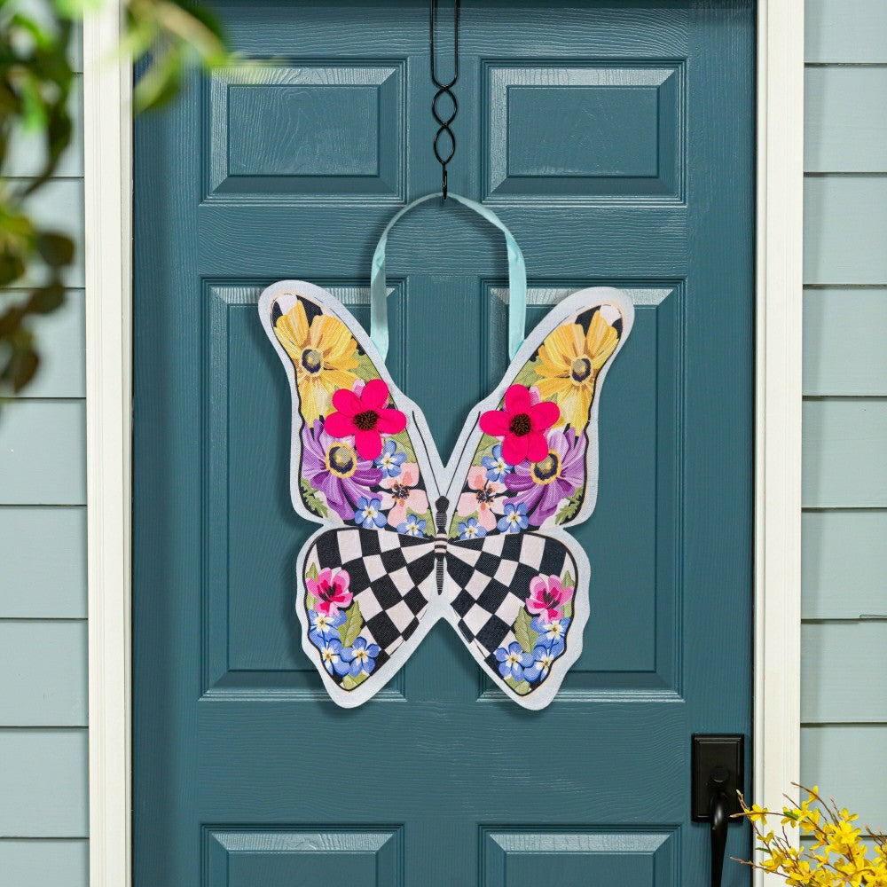 Mack Childs Butterfly Door Decor | Plow & Hearth