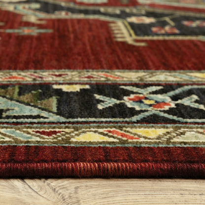 Laurenburg Border Wool Rug, 9'10" x 12'10" | Plow & Hearth